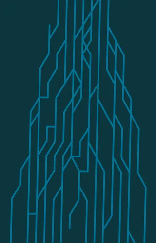 蓝色背景科技线条圆圈商务科技时尚背...