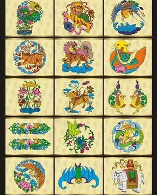 龙纹凤纹鸟纹图片