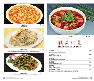 川菜美食麻辣菜PSD菜谱菜单