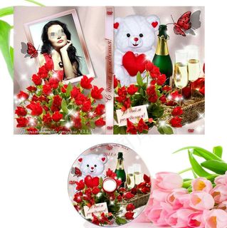 婚礼录像dvd包装封面设计图片