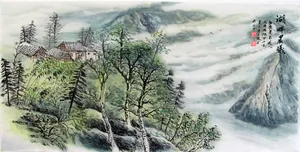 湖畔晨曦
