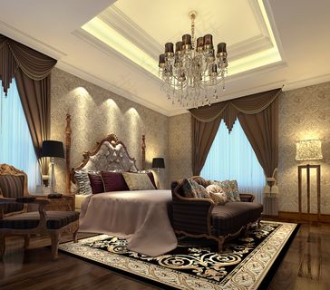 欧式风格卧室设计效果图