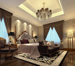 欧式风格卧室设计效果图