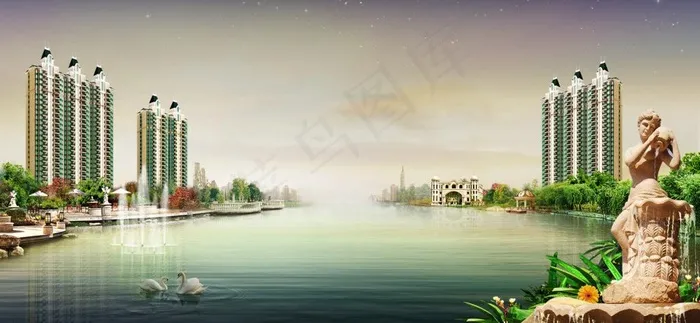 地产主图图片(2953X1530(DPI:300))psd模版下载
