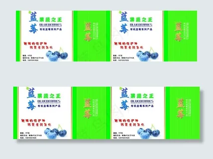 蓝莓水果手提袋图片