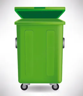 环卫垃圾桶矢量素材