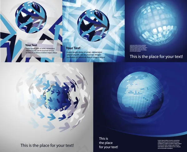 地球主题矢量素材eps,ai矢量模版下载