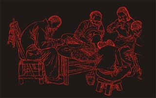 中华传统包饺子