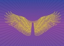 天堂的翅膀矢量