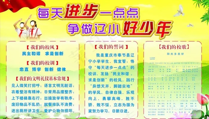 展板画图片cdr矢量模版下载