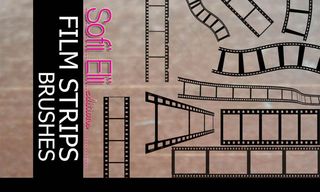 电影菲林笔刷电影胶片笔刷胶卷底片