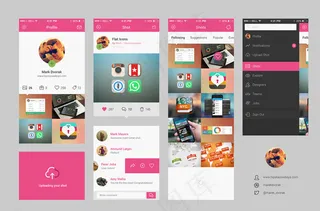 手机UI界面展示APP设计图片