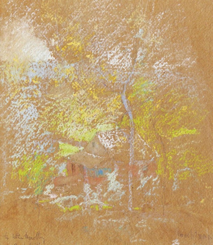 乡村油画图片