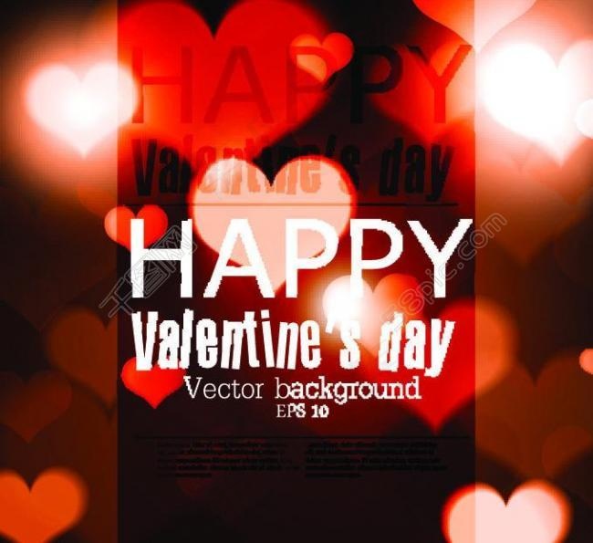 情人节心型背景图片