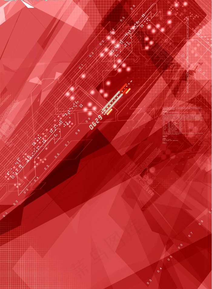 前卫数码抽象电脑合成psd分层素材...