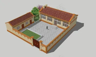 农家小院蒙元风格改造图片