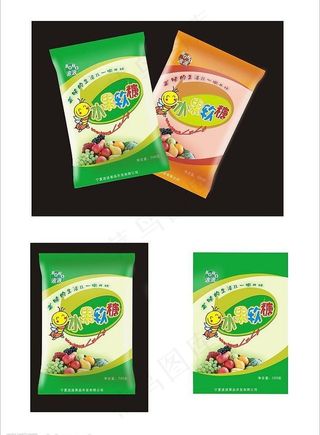 糖果包装袋设计图片