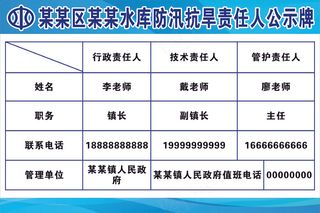 中国水利防汛抗旱标识牌