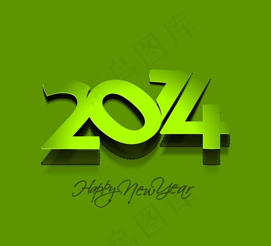 2014创意剪纸设计矢量素材