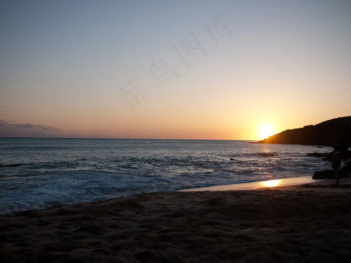 夕陽 旅遊 景觀 景象 天空 雲彩...