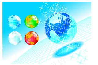 地球矢量素材系列