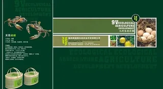 农产品三折页图片