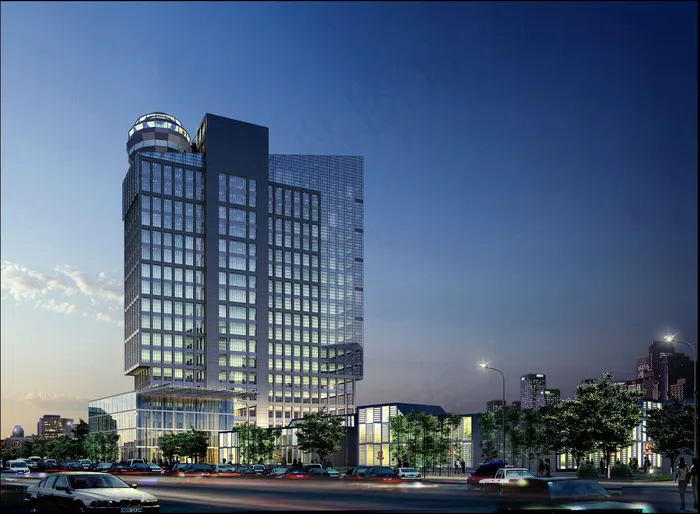 办公大楼景观效果图图片