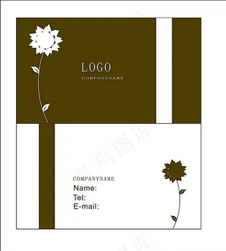 个人创业名片图片