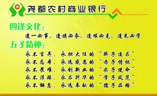 农行展板图片