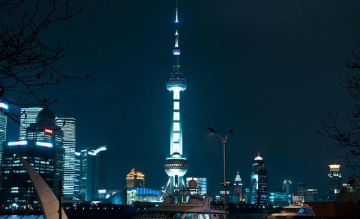 上海东方明珠夜景图片