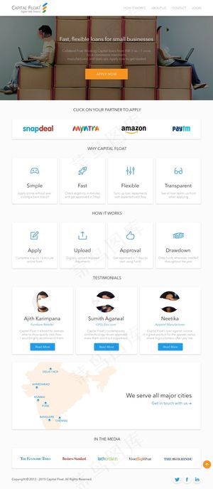 网站首页模板设计psd下载