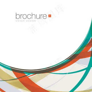 清爽简洁的底纹装饰