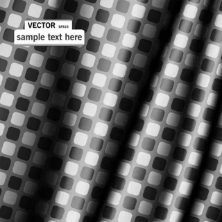 精细图案的窗帘矢量4