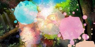 水滴墨迹喷溅flash动画