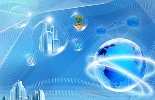 创意蓝色海报图片