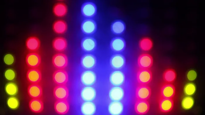 色灯球运动背景 视频免费下载