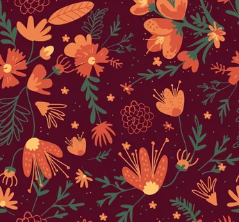 橙色色调的花型 橙色色调的花型