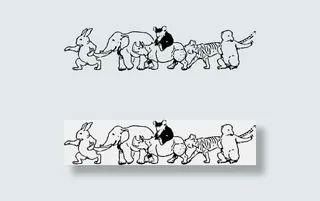 动物巡游剪贴画