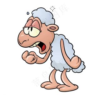 羊卡通适量图图片