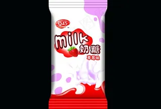 草莓奶糖图片