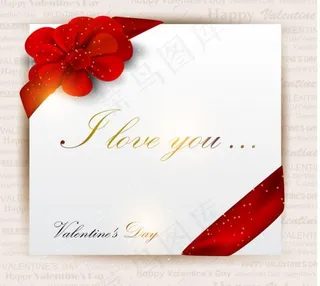 精美情人节贺卡矢量素材