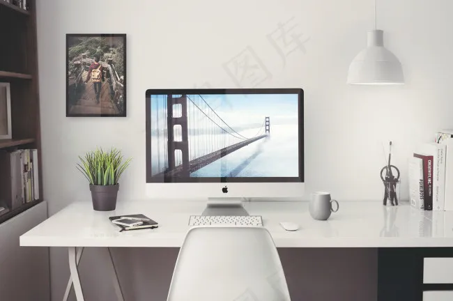 免费的27寸 iMac 5 k R...psd模版下载