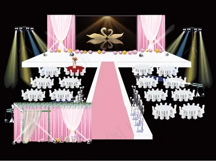 公主粉婚礼背景