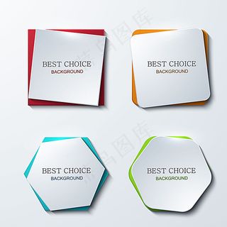 炫彩质感标签图片