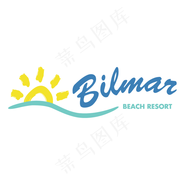 比尔马海滩度假酒店eps,ai矢量模版下载