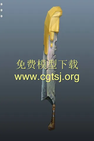 3d人物 大刀图片