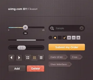 多媒体界面素材