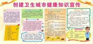 创建卫生城市健康知识宣传