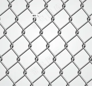 金属栅栏铁网矢量素材