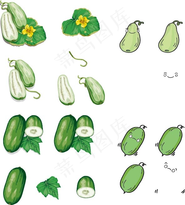矢量蔬菜设计ai矢量模版下载